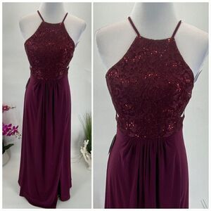 ✨HP✨Dress NWT Megan & Co Red Evening Gown